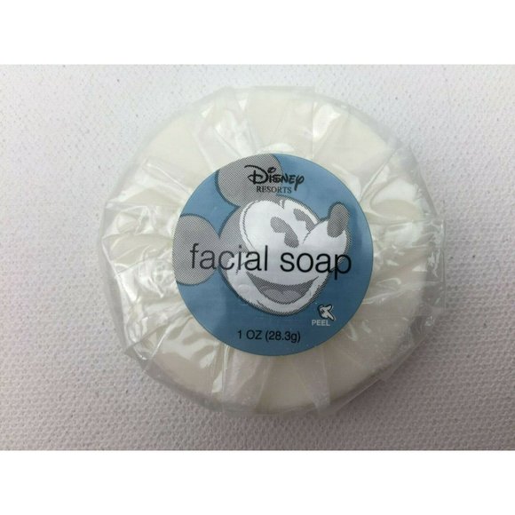 Walt Disney Resorts Round Mickey Mouse Facial Bath Soap White - Picture 4 of 9